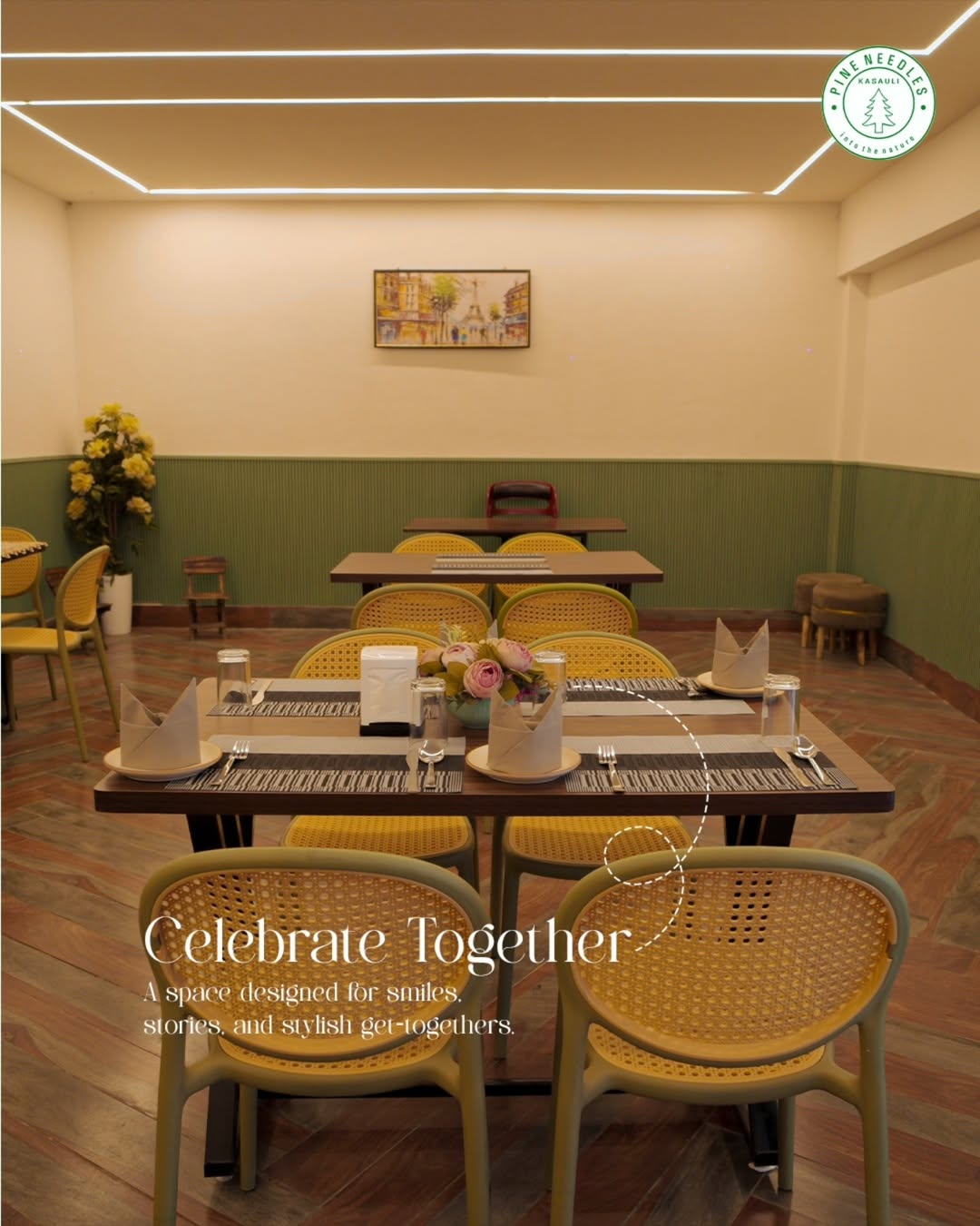 Guests relaxing at a cozy retreat